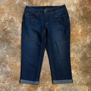 Ladies Brand Denim Faded Glory Capris, Size 8